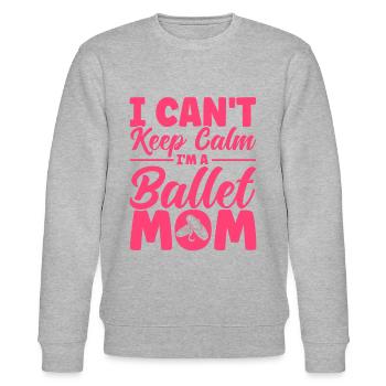 Ballet Dance Ballerina Ballet Girl Gift - Stanley/Stella CHANGER Unisex Organic Sweatshirt - heather grey - Front - Nik (191cm) & Marisol (170cm)