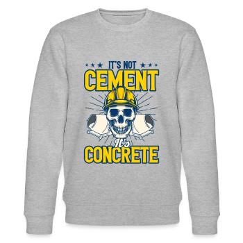 Travailleurs de la construction Constructeurs de béton Cadeau de bétonnière - Sweat bio CHANGER Stanley/Stella Unisexe - gris chiné - Devant - Nik (191cm) & Marisol (170cm)