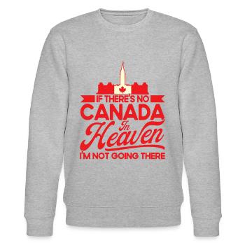 Racines canadiennes Canada Vacances Canada Cadeau - Sweat bio CHANGER Stanley/Stella Unisexe - gris chiné - Devant - Nik (191cm) & Marisol (170cm)