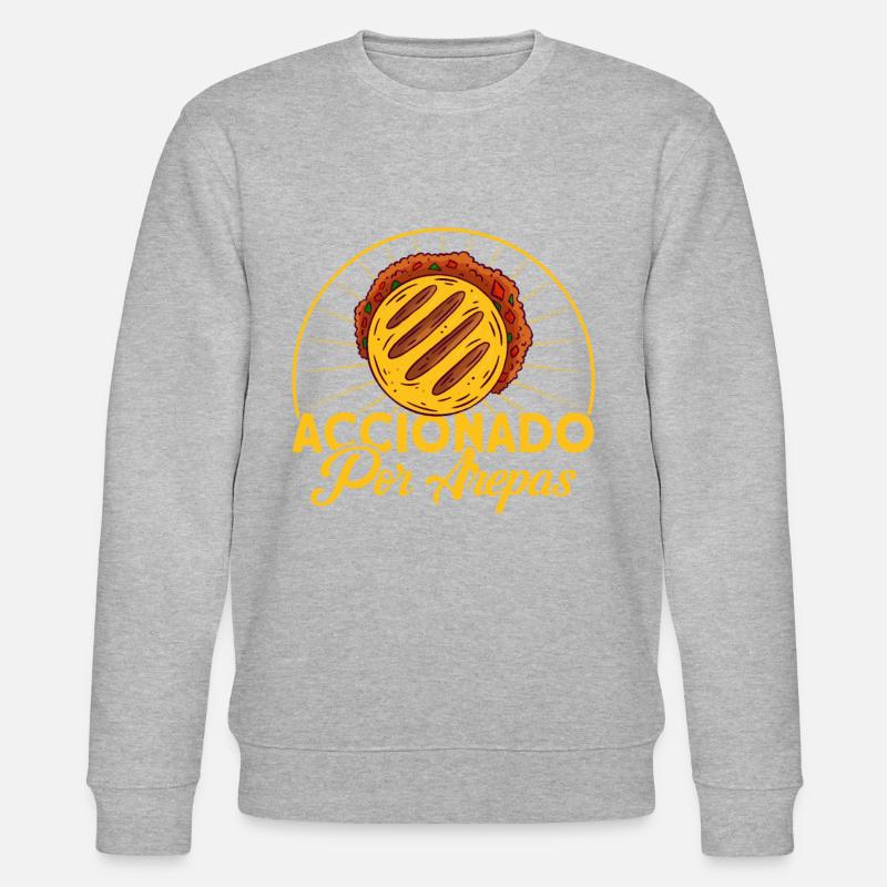 Arepas Arepa Venezolanisches Essen Geschenk - Stanley/Stella Unisex Bio-Sweatshirt CHANGER  - Grau meliert