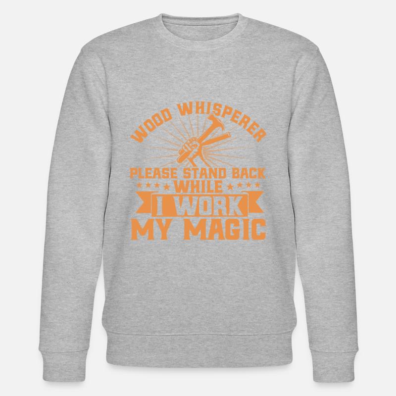 Charpentier menuisier menuisier cadeau - Sweat bio CHANGER Stanley/Stella Unisexe - gris chiné