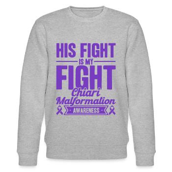 Chiari Malformation Awareness Chiari Malformatio - Sweat bio CHANGER Stanley/Stella Unisexe - gris chiné - Devant - Nik (191cm) & Marisol (170cm)