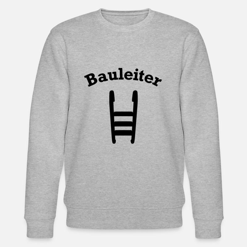 Bauleiter Baustellenleiter - Stanley/Stella Unisex Bio-Sweatshirt CHANGER  - Grau meliert