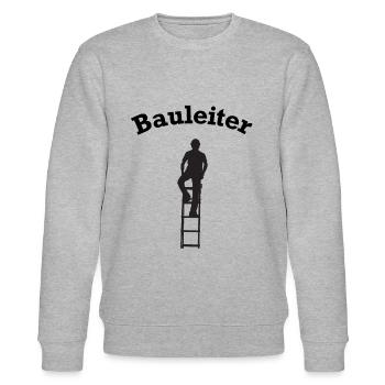 Bauleiter Baustelle Baustellen lustig - Stanley/Stella Unisex Bio-Sweatshirt CHANGER  - Grau meliert - Vorne - Nik (191cm) & Marisol (170cm)