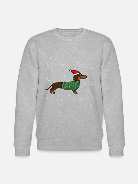 Gravhund Gravhund Gave - Stanley/Stella økologisk unisex-sweatshirt CHANGER  - grå meleret
