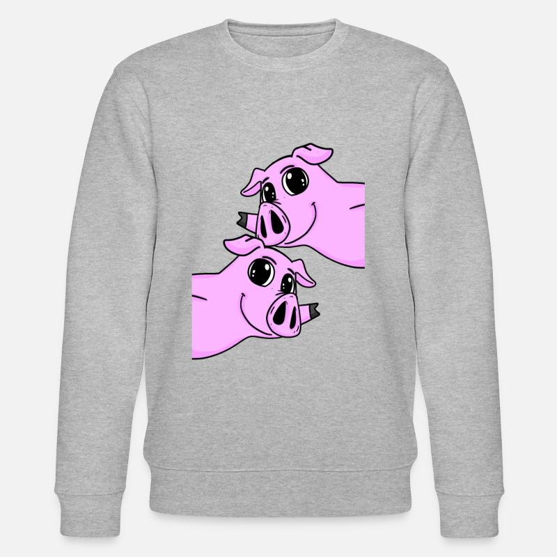 Cochons - Sweat bio CHANGER Stanley/Stella Unisexe - gris chiné