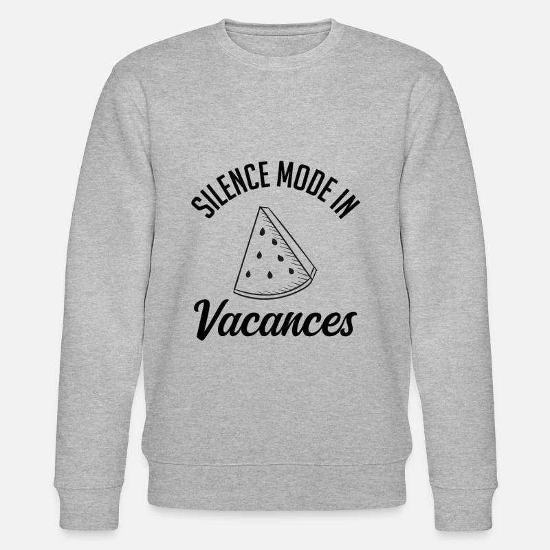 Stillemodus in Vakanz. - Stanley/Stella Unisex Bio-Sweatshirt CHANGER  - Grau meliert