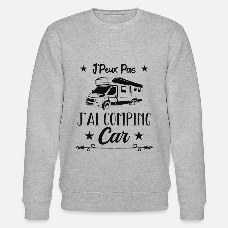 Je Peux Pas J'ai Camping - Sweat bio CHANGER Stanley/Stella Unisexe - gris chiné