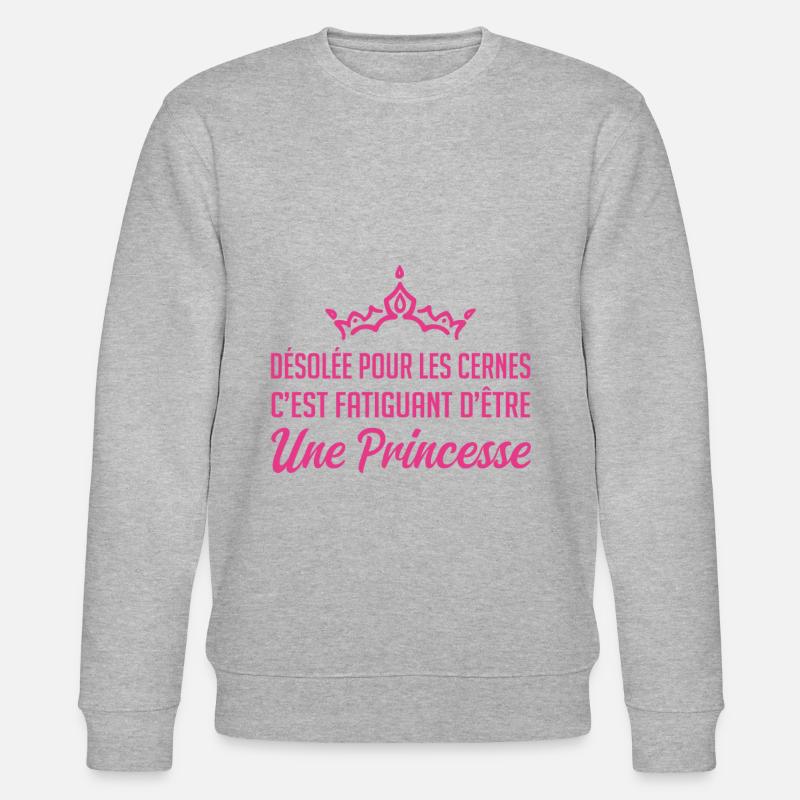 Désolée pour les cernes - Sweat bio CHANGER Stanley/Stella Unisexe - gris chiné