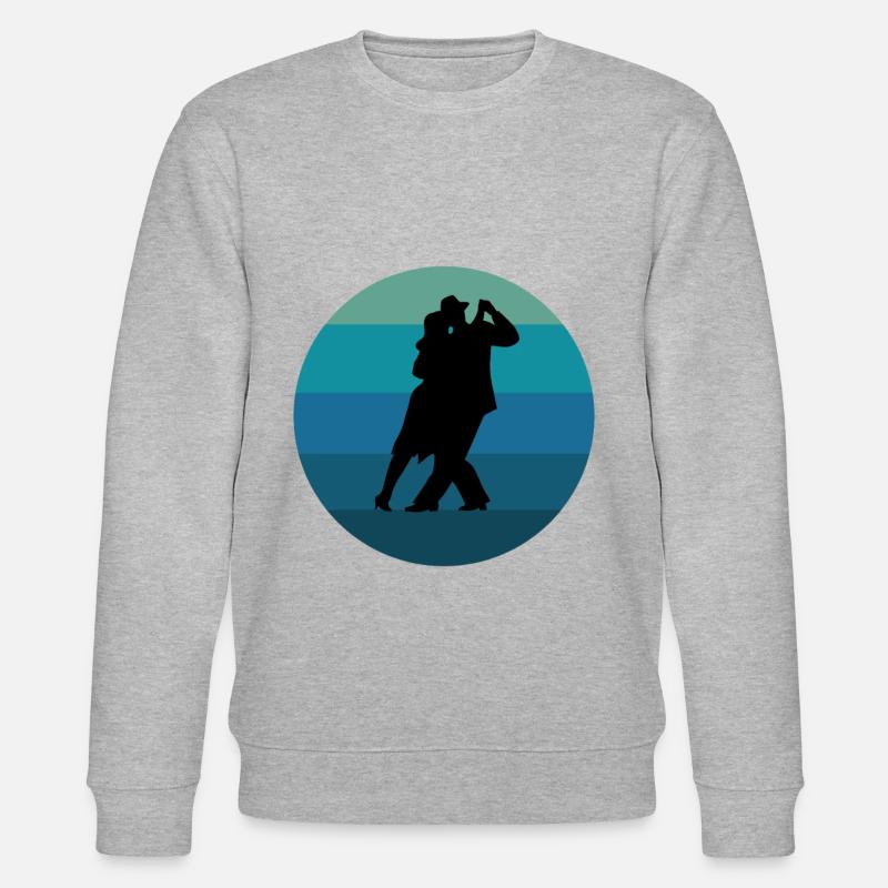 Argentinischer Tango Tanzen Milonga Vals - Stanley/Stella Unisex Bio-Sweatshirt CHANGER  - Grau meliert