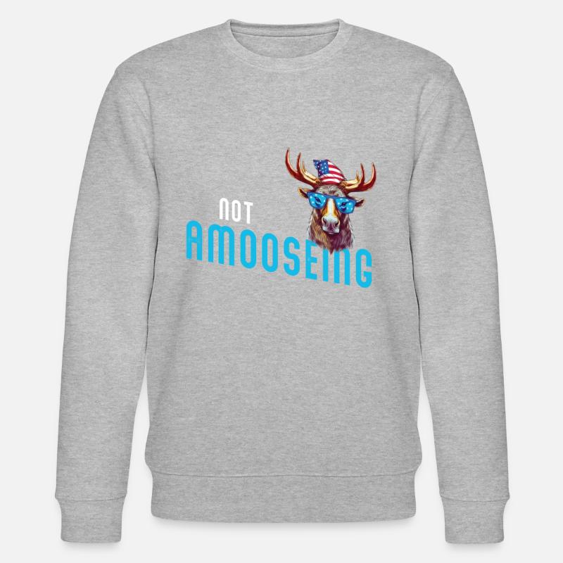 Orignal frais non amossant - Sweat bio CHANGER Stanley/Stella Unisexe - gris chiné