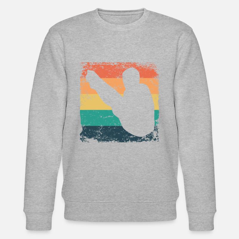 Turmspringen Kunstspringen Synchronspringen - Stanley/Stella Unisex Bio-Sweatshirt CHANGER  - Grau meliert
