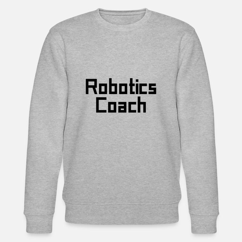 ROBOTICS : Robotics Coach - Stanley/Stella Unisex Bio-Sweatshirt CHANGER  - Grau meliert