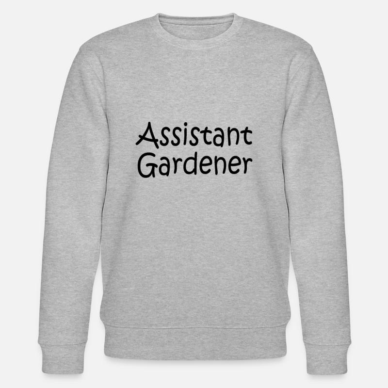 GARDENING: Assistant Garndener - Stanley/Stella Unisex Bio-Sweatshirt CHANGER  - Grau meliert