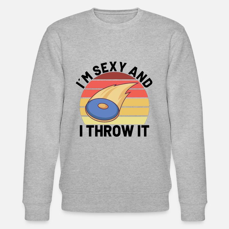 Frisbee Disc Golfing Golfer Disc golf en plein air - Sweat bio CHANGER Stanley/Stella Unisexe - gris chiné