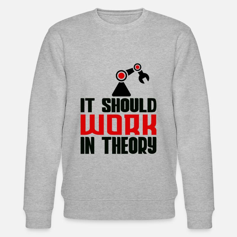 Robotics Machine Learning Robotics Engineering - Stanley/Stella CHANGER Unisex Organic Sweatshirt - heather grey