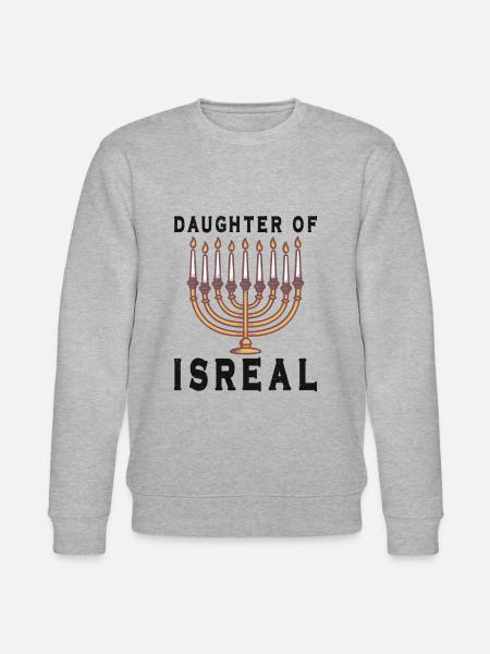 Israelitisk jøde israelitisk arv Jødisk Israel Jøde - Stanley/Stella økologisk unisex-sweatshirt CHANGER - grå meleret