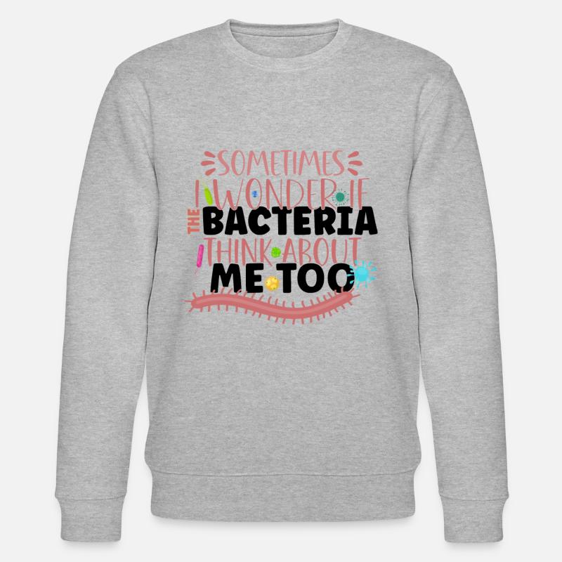 Microbiologist Microbiology Lab Staph Biology - Stanley/Stella CHANGER Unisex Organic Sweatshirt - heather grey