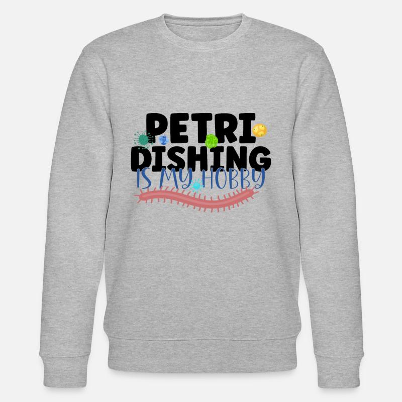 Microbiologist Microbiology Lab Staph Biology - Stanley/Stella Unisex Bio-Sweatshirt CHANGER - Grau meliert