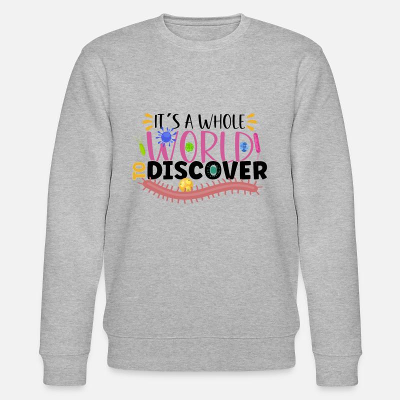 Microbiologist Microbiology Lab Staph Biology - Stanley/Stella Unisex Bio-Sweatshirt CHANGER - Grau meliert