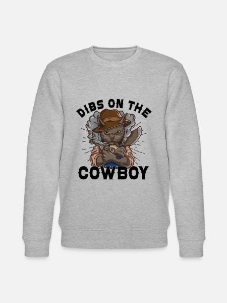 Cowboy Barn Bull Rider Rodeo Country Western - Stanley/Stella CHANGER Unisex Organic Sweatshirt - heather grey
