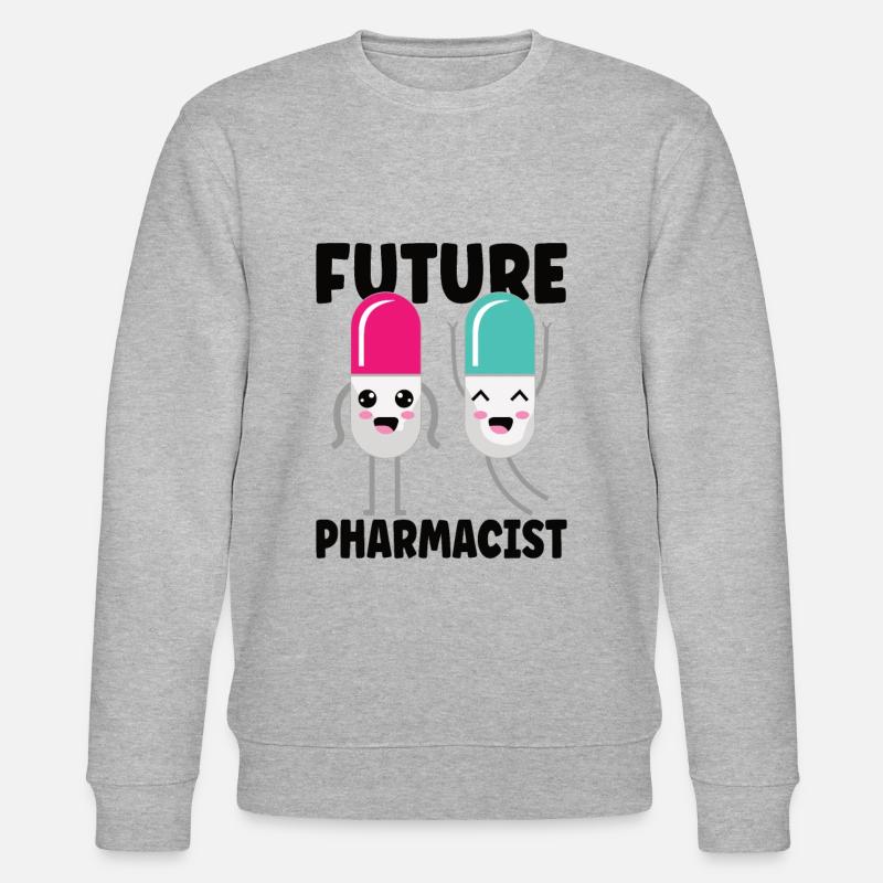 Funny pharmacist-pharmacy-technician-pharmacy - Stanley/Stella CHANGER Unisex Organic Sweatshirt - heather grey