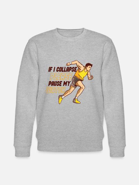 Runners's Half Marathon Finishers - Stanley/Stella CHANGER Unisex Organic Sweatshirt - heather grey