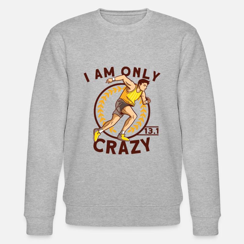 Runners's Half Marathon Finishers - Stanley/Stella CHANGER Unisex Organic Sweatshirt - heather grey