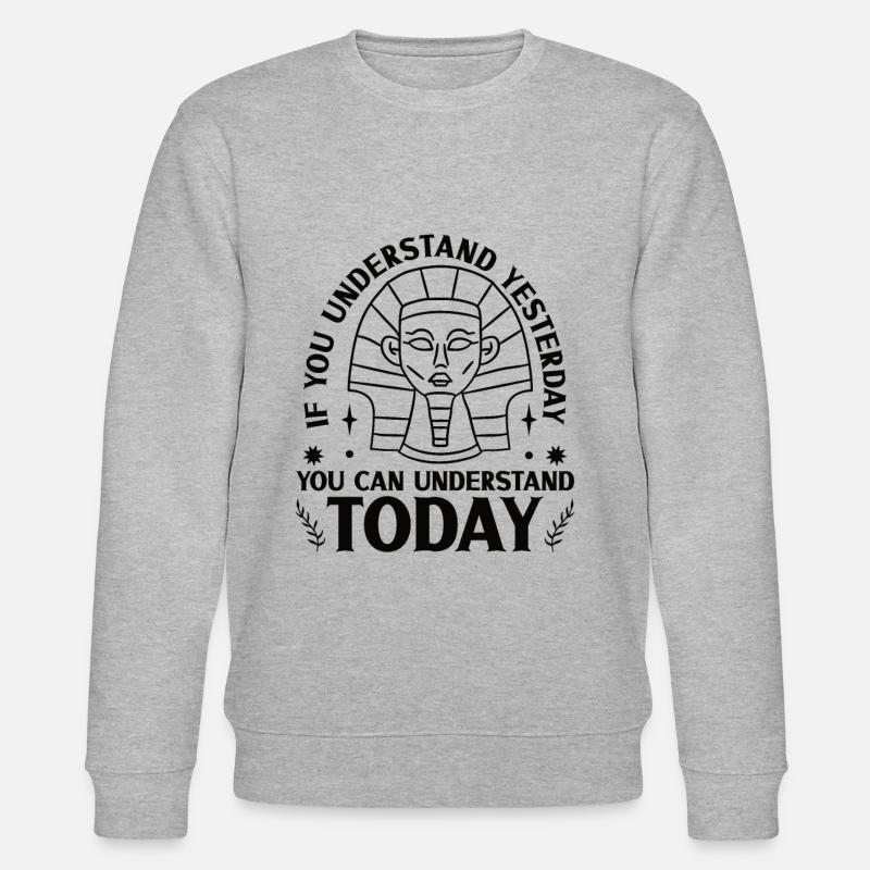 Geschichtshistoriker Geschichtsinteressierter - Stanley/Stella Unisex Bio-Sweatshirt CHANGER  - Grau meliert