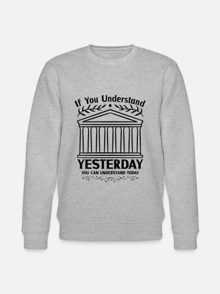 Geschichtshistoriker Geschichtsinteressierter - Stanley/Stella Unisex Bio-Sweatshirt CHANGER  - Grau meliert
