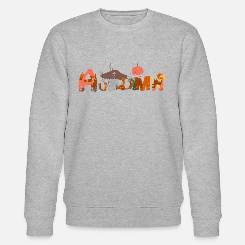 Autumn / October / Otoño - Stanley/Stella CHANGER Unisex Organic Sweatshirt - heather grey