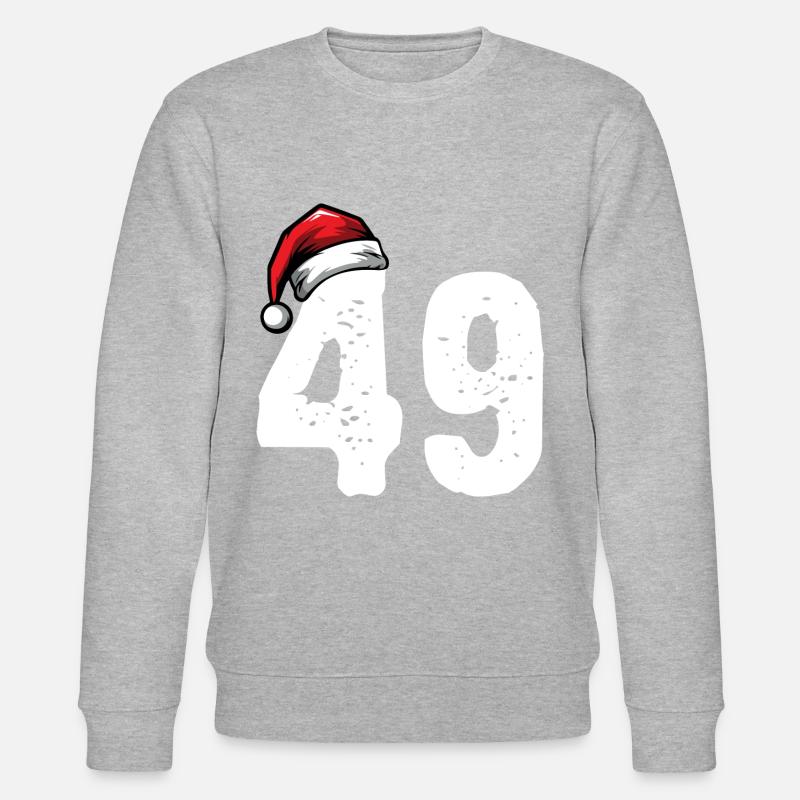 49 Numéro Noël - Sweat bio CHANGER Stanley/Stella Unisexe - gris chiné