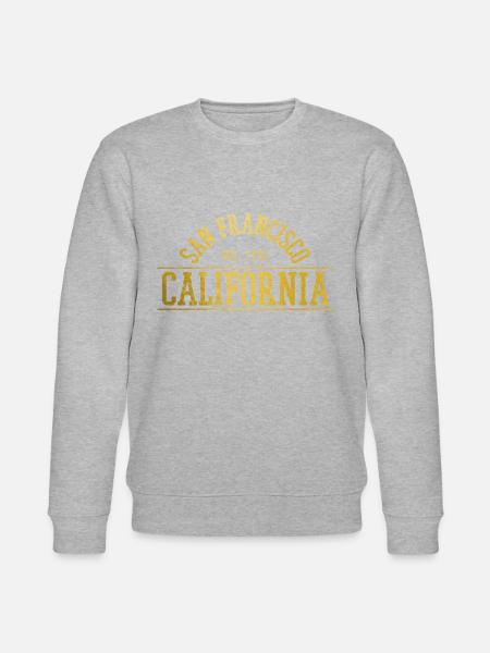 Souvenir di San Francisco, California - Felpa ecologica unisex CHANGER di Stanley/Stella - grigio melange
