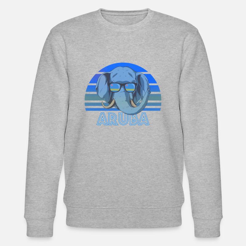 Aruba - Stanley/Stella Unisex Bio-Sweatshirt CHANGER - Grau meliert
