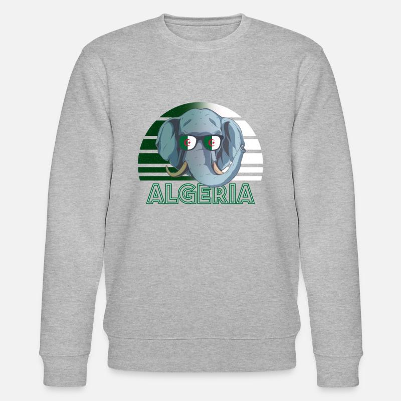 Algerien - Stanley/Stella Unisex Bio-Sweatshirt CHANGER  - Grau meliert