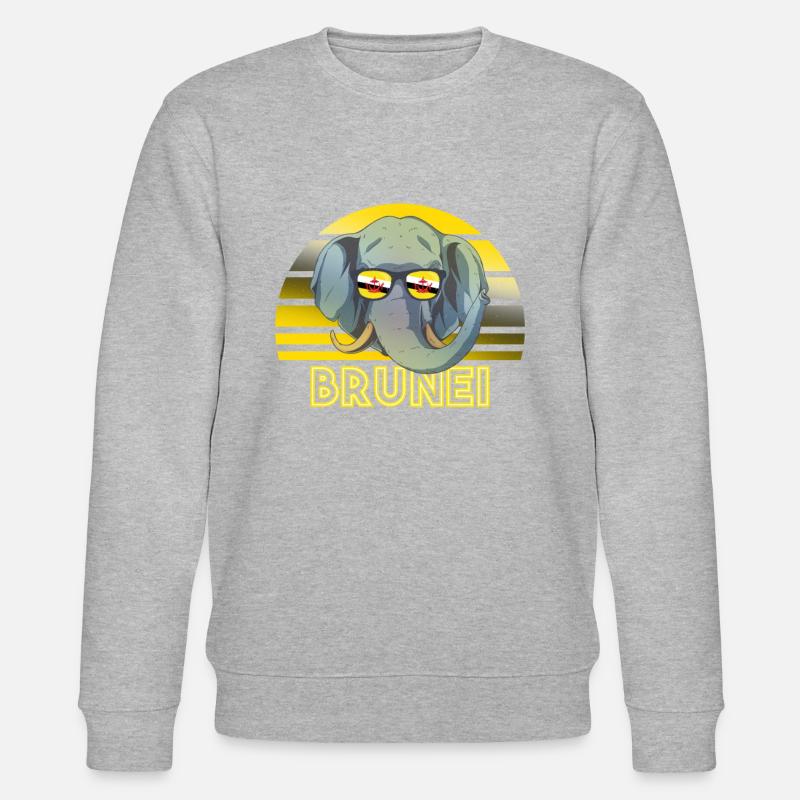 Brunei - Stanley/Stella CHANGER Unisex Organic Sweatshirt - heather grey