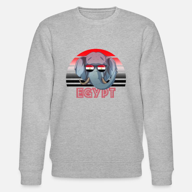 Ägypten - Stanley/Stella Unisex Bio-Sweatshirt CHANGER  - Grau meliert