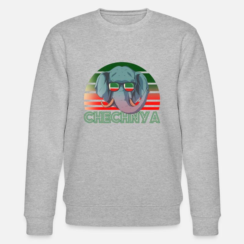 Tschetschenien - Stanley/Stella Unisex Bio-Sweatshirt CHANGER  - Grau meliert