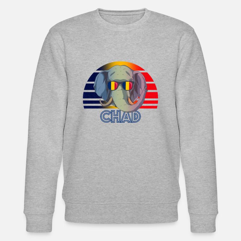 Tschad - Stanley/Stella Unisex Bio-Sweatshirt CHANGER  - Grau meliert