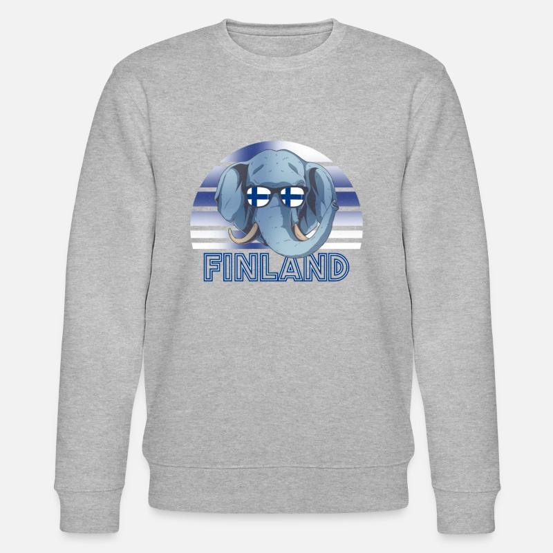 Finlande - Sweat bio CHANGER Stanley/Stella Unisexe - gris chiné