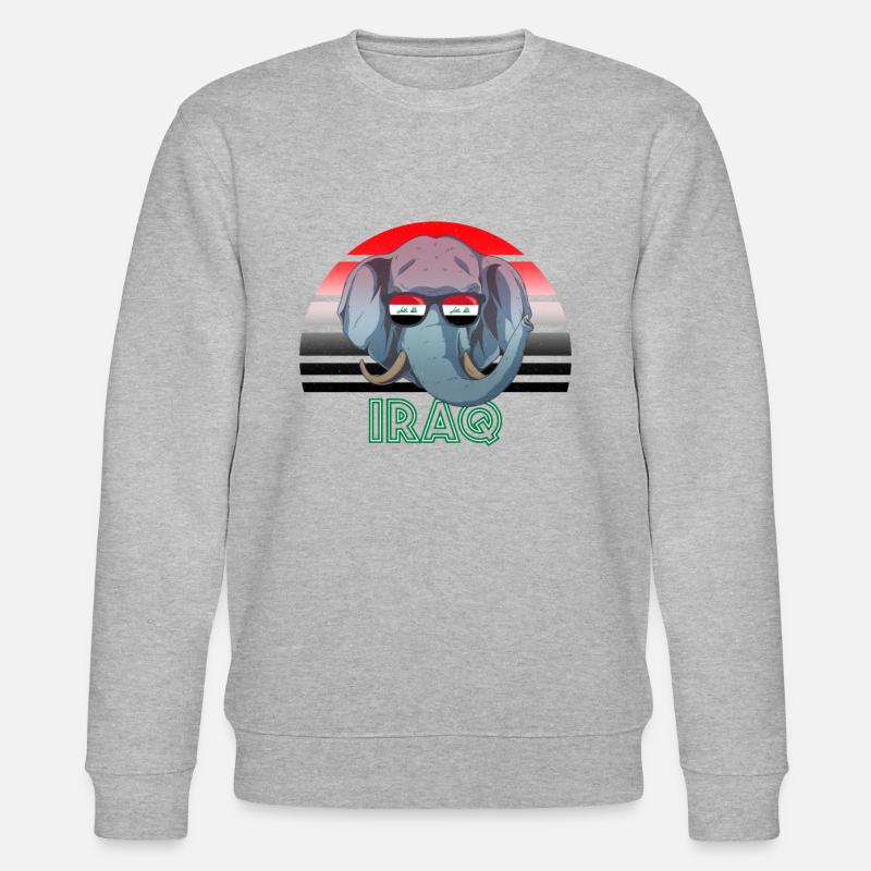 Irak - Sweat bio CHANGER Stanley/Stella Unisexe - gris chiné