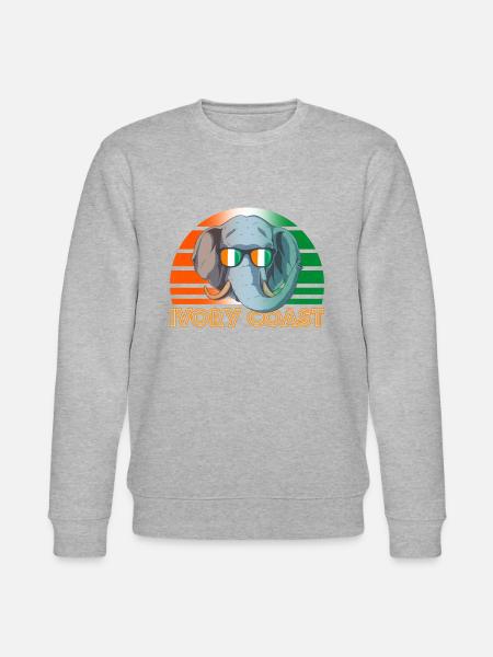 Ivory Coast - Stanley/Stella CHANGER Unisex Organic Sweatshirt - heather grey