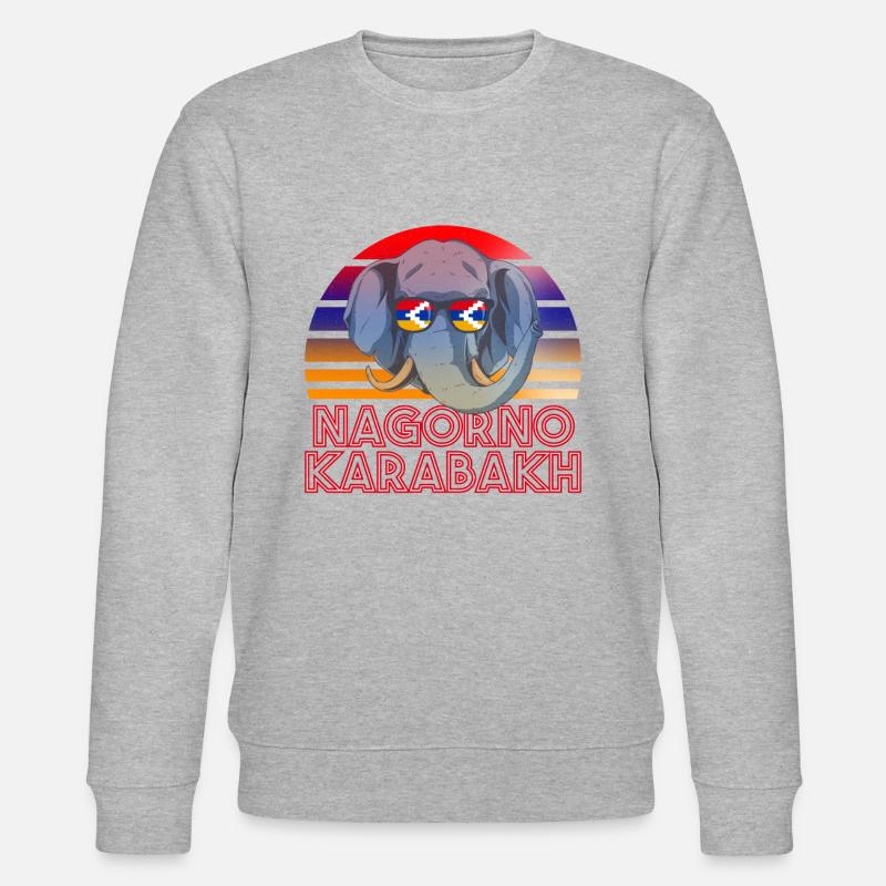 Haut-Karabakh - Sweat bio CHANGER Stanley/Stella Unisexe - gris chiné