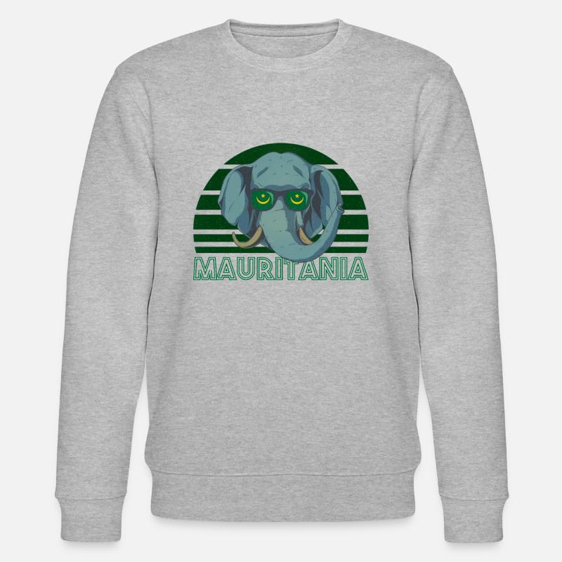 Mauretanien - Stanley/Stella Unisex Bio-Sweatshirt CHANGER  - Grau meliert