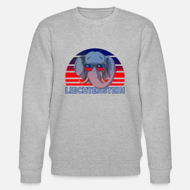 Liechtenstein - Stanley/Stella Unisex Bio-Sweatshirt CHANGER  - Grau meliert