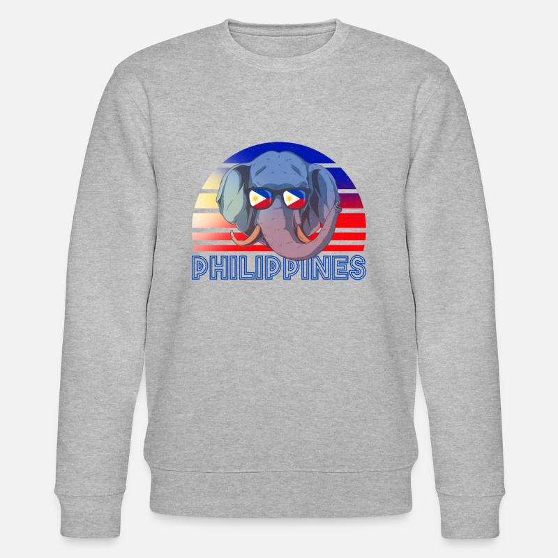 Philippinen - Stanley/Stella Unisex Bio-Sweatshirt CHANGER  - Grau meliert