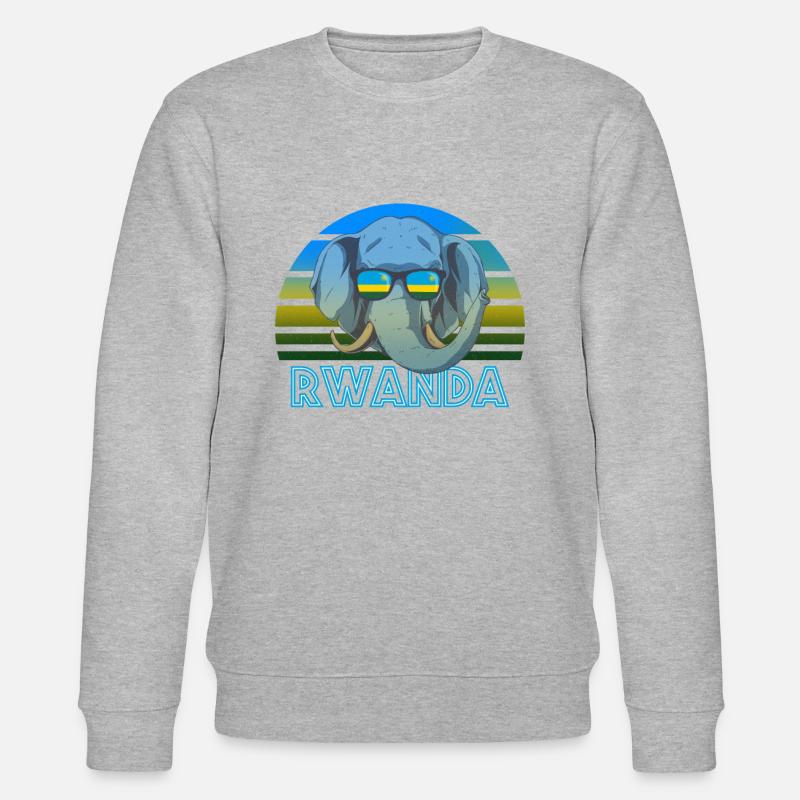 Rwanda - Stanley/Stella CHANGER Unisex Organic Sweatshirt - heather grey