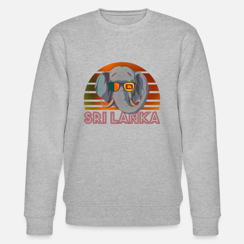 Sri Lanka - Stanley/Stella Unisex Bio-Sweatshirt CHANGER  - Grau meliert