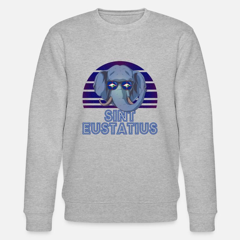 Sint Eustatius - Stanley/Stella CHANGER Unisex Organic Sweatshirt - heather grey