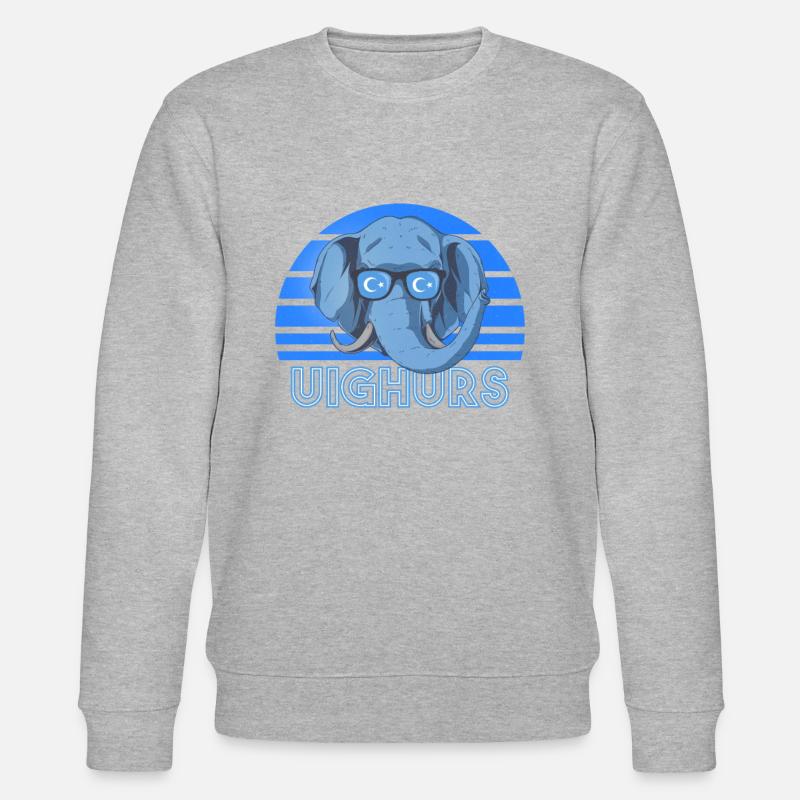 Ouïghours - Sweat bio CHANGER Stanley/Stella Unisexe - gris chiné